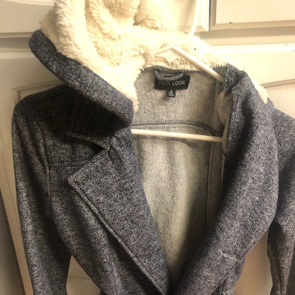 Small blue wash pea coat jacket - Picture 6 of 10